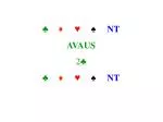 ♣ ♦ ♥ 	♠	 NT AVAUS 2 ♣ ♣ ♦ ♥ 	♠	 NT - slide 1