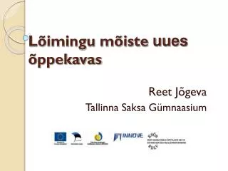 l imingu m iste uues ppekavas