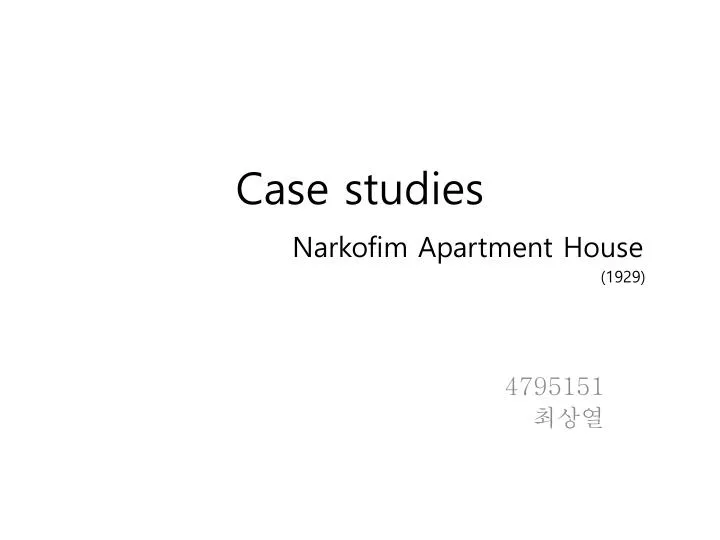 case studies narkofim apartment house 1929