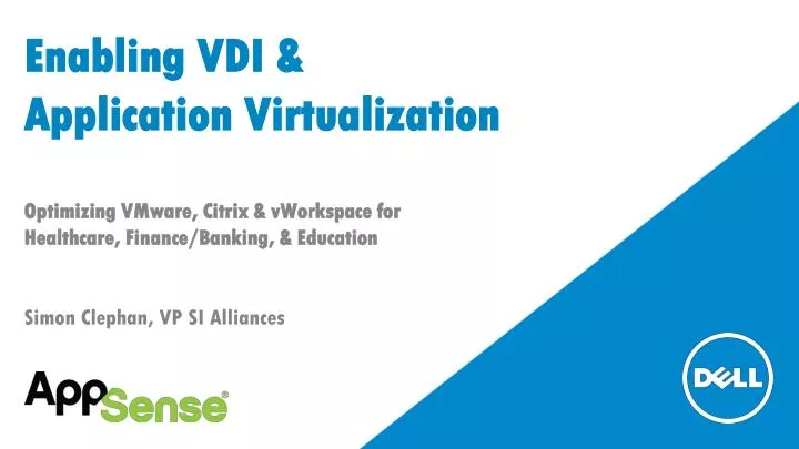 enabling vdi application virtualization