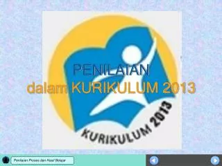 penilaian dalam kurikulum 2013