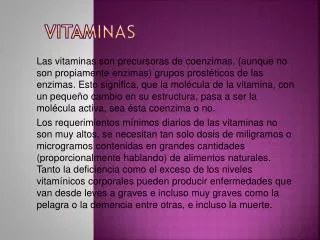 vitaminas