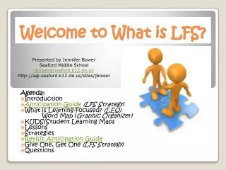 Welcome to What is LFS?