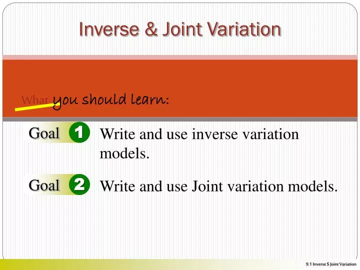 inverse joint variation