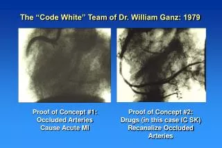 Proof of Concept #1: Occluded Arteries Cause Acute MI