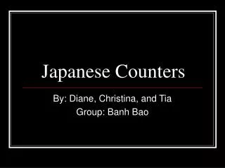 Japanese Counters