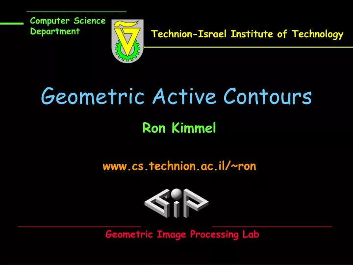 geometric active contours