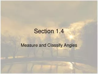 section 1 4