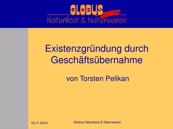 PPT - Existenzgründung Durch Geschäftsübernahme PowerPoint Presentation ...