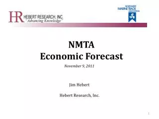 NMTA Economic Forecast