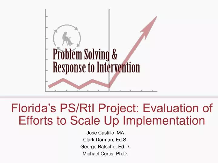 florida s ps rti project evaluation of efforts to scale up implementation