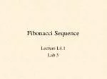 Fibonacci Sequence