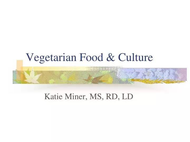 vegetarian food culture