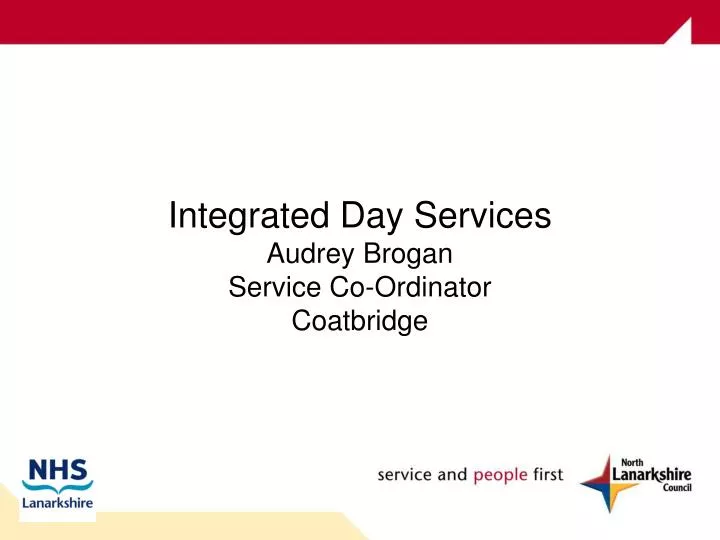 integrated day services audrey brogan service co ordinator coatbridge