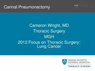 Carinal Pneumonectomy