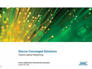 Secure Converged Solutions