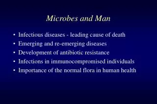 microbes and man