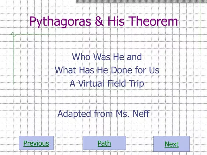 pythagoras his theorem