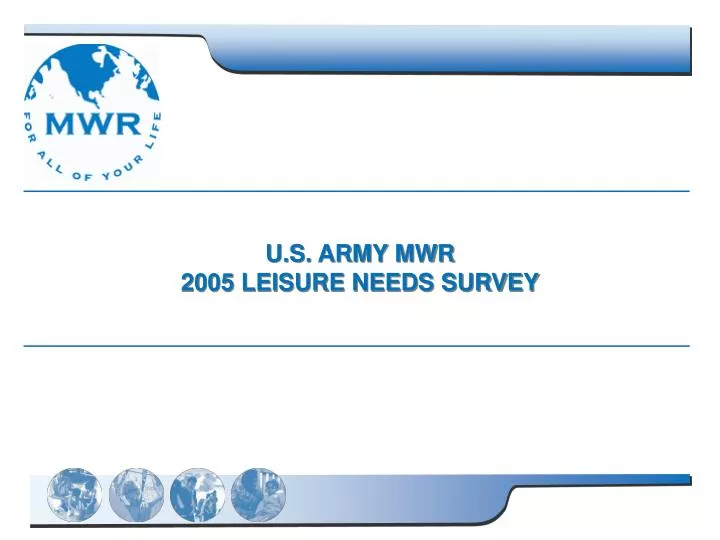 u s army mwr 2005 leisure needs survey
