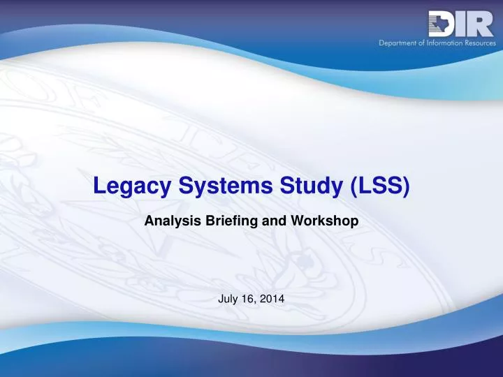 legacy systems study lss