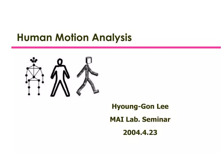 human motion analysis