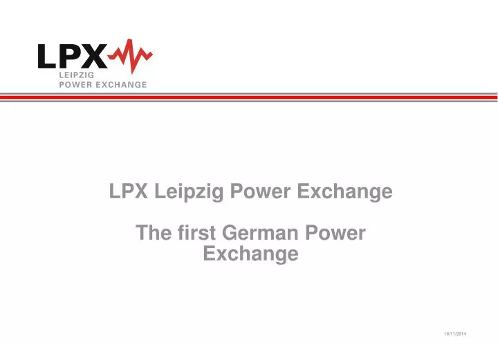 lpx leipzig power exchange the first german power exchange
