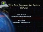 Wide Area Augmentation System (WAAS) - slide 1