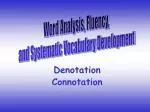 Denotation Connotation - slide 1