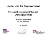 Leadership and Management -definitions - slide 1