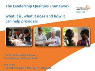 The Leadership Qualities Framework: what it is, what it does and how it can help providers