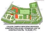 Proposed Construction Project at College Campus - Estimated Cost Rs. 13,34,96,171 - slide 1
