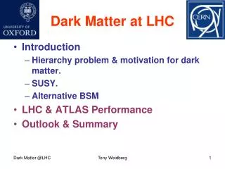 Dark Matter at LHC