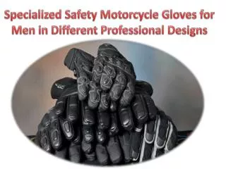 Specialized Safety Motorcycle Gloves for Men