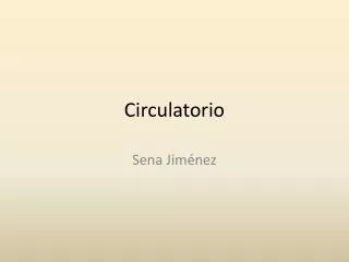 circulatorio