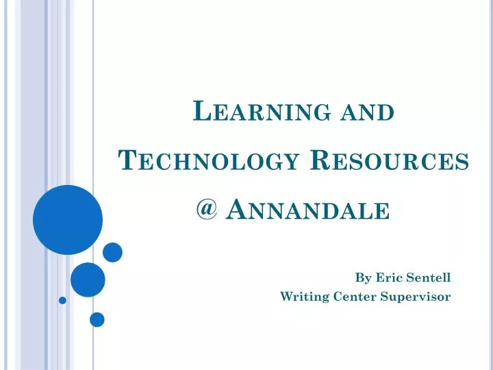 learning and technology resources @ annandale