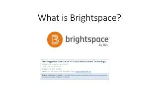 what is brightspace