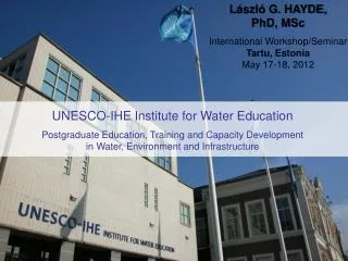 UNESCO-IHE Institute for Water Education