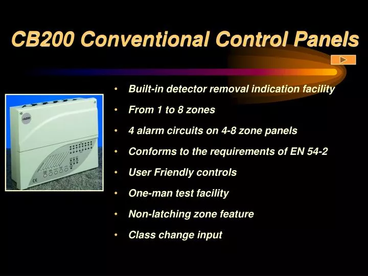 cb200 conventional control panels