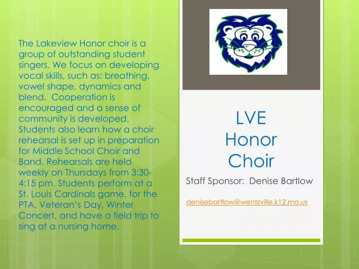 lve honor choir