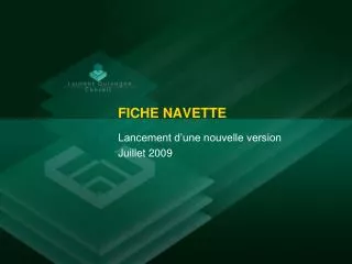fiche navette
