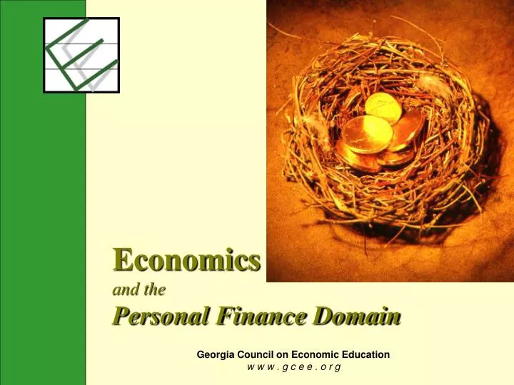 economics and the personal finance domain
