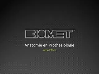 anatomie en prothesiologie arno pikart