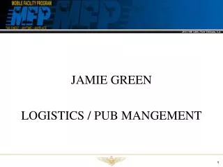 JAMIE GREEN LOGISTICS / PUB MANGEMENT