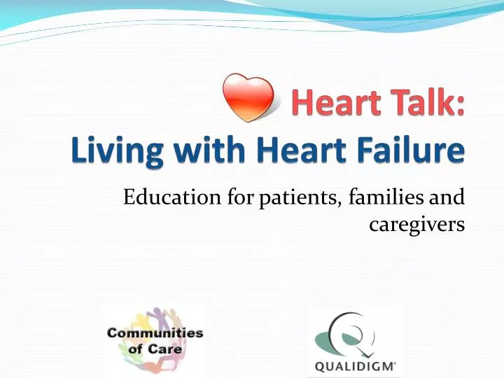 heart talk living with heart failure