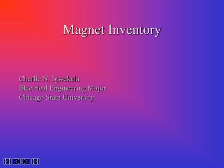 magnet inventory
