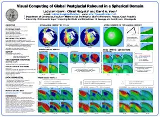 Visual Computing of Global Postglacial Rebound in a Spherical Domain