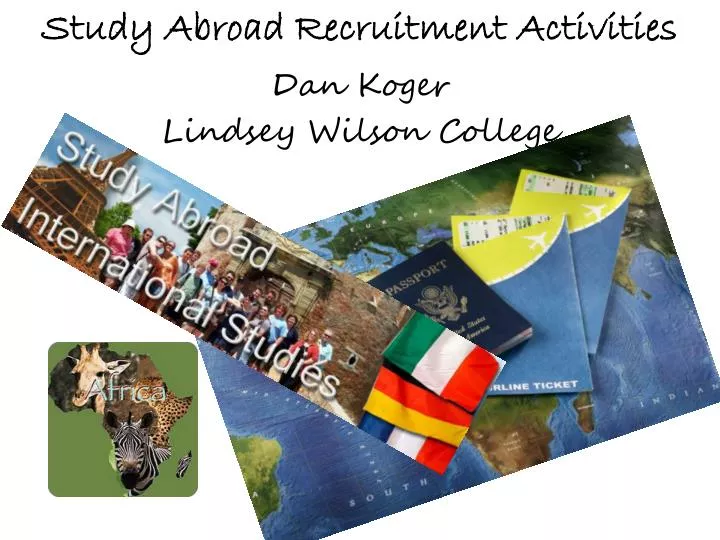 study abroad recruitment activities