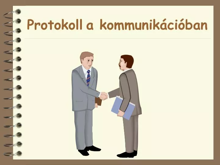 protokoll a kommunik ci ban