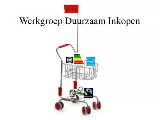 werkgroep duurzaam inkopen