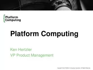 Platform Computing